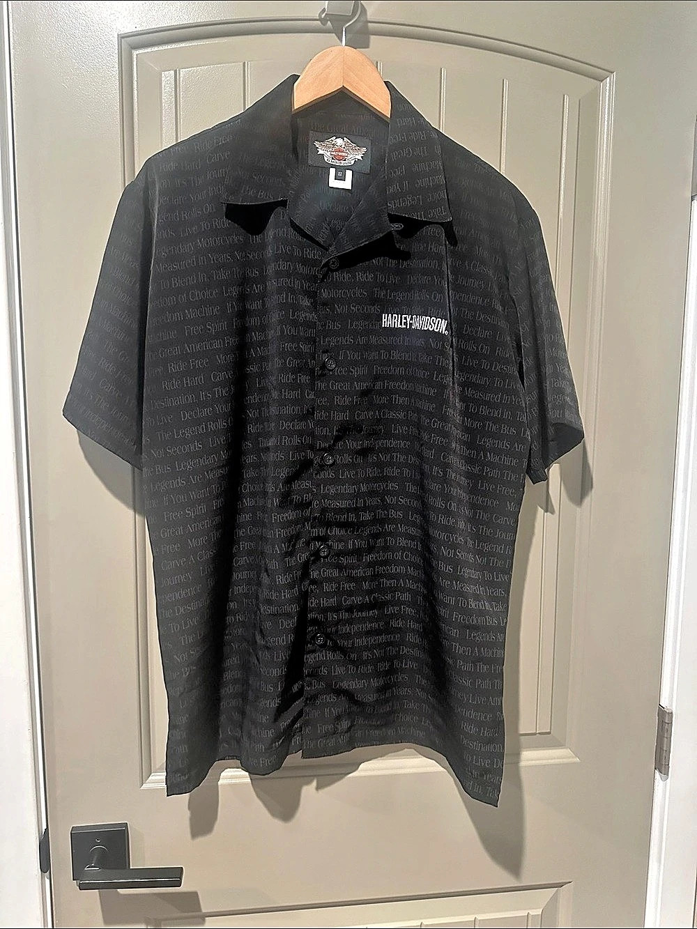 HARLEY DAVIDSON Vintage Button-Up S